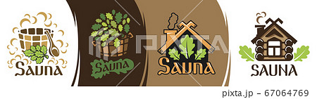 Vector logo of sauna, bath and bathhouseのイラスト素材 [67064769] - PIXTA