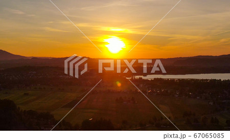 Amazing Sunset in the German Alps Amazing Sunset in the German Alps 67065085