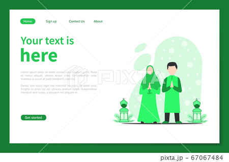 Saudi man and sad woman in islamic hijab clothing Saudi man and sad woman in islamic hijab clothing 67067484