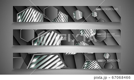 Set banner background for your design. vector Set banner background for your design. vector 67068466