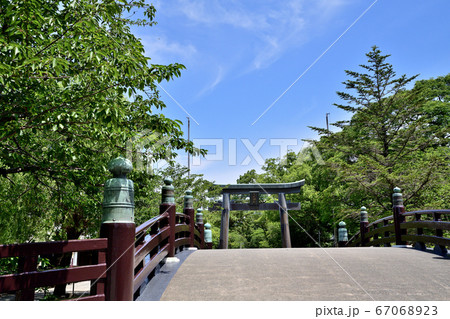 柳川市　三柱神社の鳥居 67068923