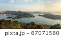 しまなみ来島海峡・カレイ山展望台からの眺め 67071560