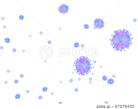 ウイルス 病気 感染 コロナ 白BG 4 ウイルス 病気 感染 コロナ 白BG 4 67079405