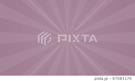 ビンテージ くすみカラー 集中線 背景 / 紫 パープル 67083170