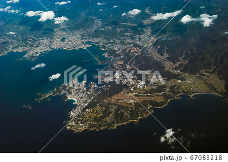【空撮】白浜半島 白浜空港 田辺湾 白浜町 紀伊田辺 横位置 【空撮】白浜半島 白浜空港 田辺湾 白浜町 紀伊田辺 横位置 67083218