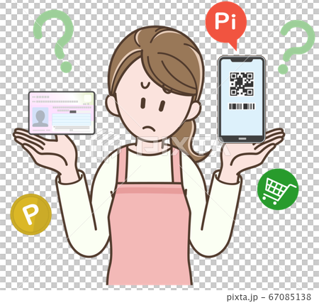 擔心未成年人的家庭主婦的插圖 67085138