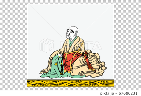 今様百人一首吾妻錦枠あり歌仙絵86西行法師 67086231