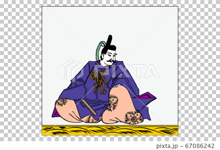 Nowadays Hyakunin Isshu Azuma Nishiki frame There is a sensen picture 73 67086242