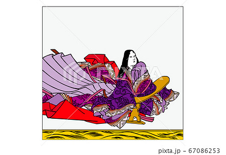 今様百人一首吾妻錦枠あり歌仙絵57紫式部 67086253