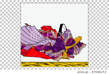今様百人一首吾妻錦枠あり歌仙絵57紫式部 67086253