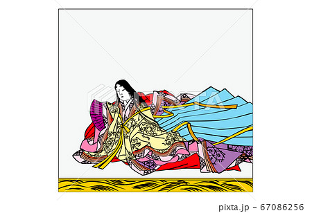 今様百人一首吾妻錦枠あり歌仙絵60小式部内侍 今様百人一首吾妻錦枠あり歌仙絵60小式部内侍 67086256