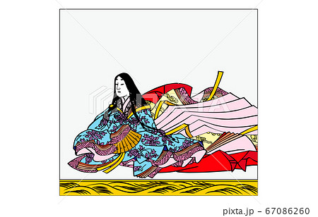 今様百人一首吾妻錦枠あり歌仙絵56和泉式部 67086260