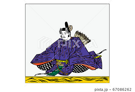 今様百人一首吾妻錦枠あり歌仙絵52藤原道信朝臣 今様百人一首吾妻錦枠あり歌仙絵52藤原道信朝臣 67086262