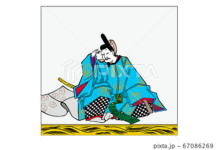 今様百人一首吾妻錦枠あり歌仙絵45謙徳公 67086269
