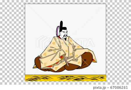 今様百人一首吾妻錦枠あり歌仙絵39参議等 67086281