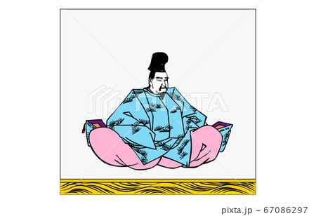 今様百人一首吾妻錦枠あり歌仙絵25三条右大臣 67086297