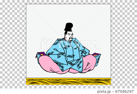 今様百人一首吾妻錦枠あり歌仙絵25三条右大臣 67086297