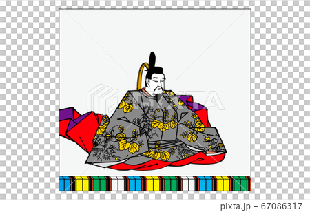 如今的Hyakunin Isshu Azuma Nishiki框架與詩歌15三皇大帝 67086317