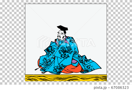 如今的Hyakunin Isshu Azuma Nishiki框架Kasen-e 4 Yamato Akato 67086323