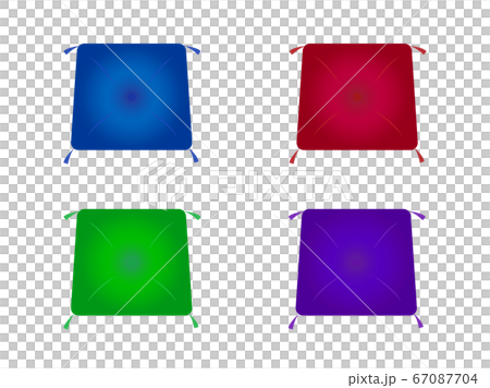 Illustration set of cushion 67087704