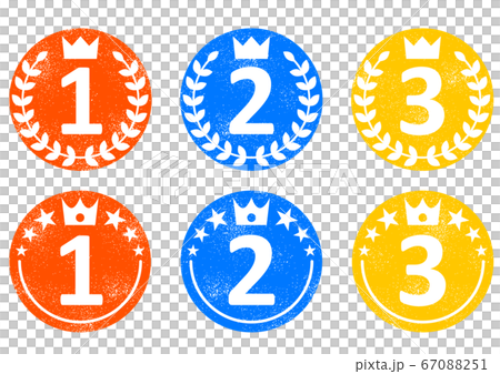 3 color ranking icon - Stock Illustration [67088251] - PIXTA