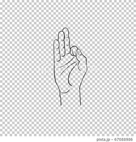 Hand illustration 01 67088986