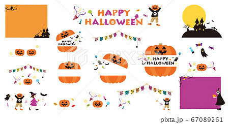 カット素材集（ハロウィン） 67089261