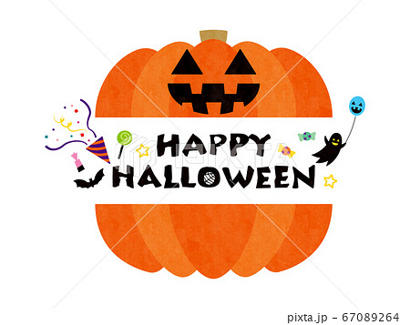 カット素材（ハロウィン）1テク 67089264