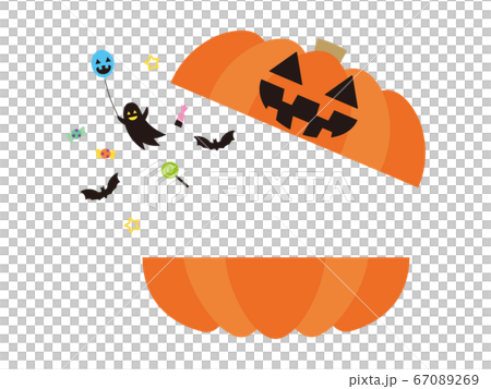 カット素材（ハロウィン）2文字なし 67089269