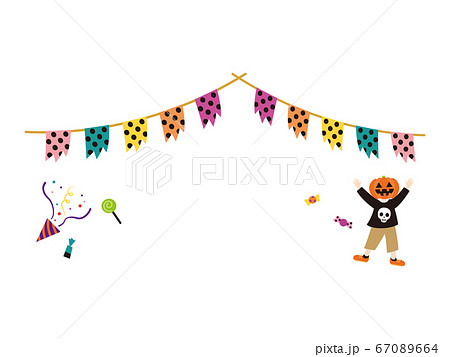 カット素材（ハロウィン）16 67089664