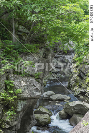 秋保温泉　磊々峡　名取川 67089895