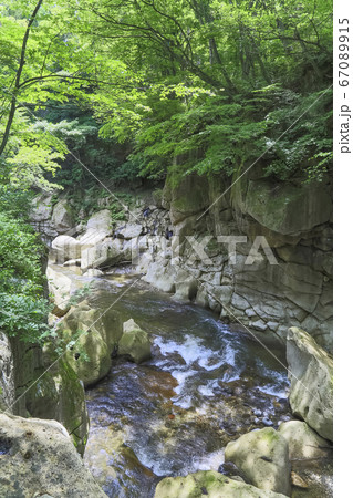 秋保温泉　磊々峡　名取川 67089915