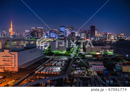 《東京都》東京都市夜景 67091774
