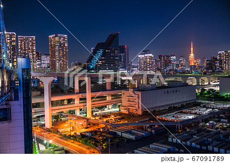 《東京都》東京都市夜景 67091789