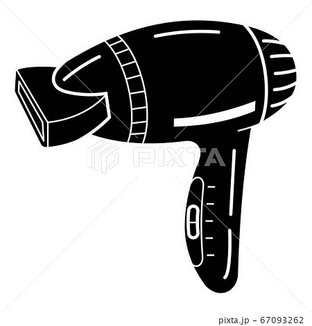 Hair dryer icon, simple style 67093262
