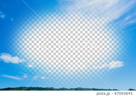 Frame Aozora patchwork style - Stock Illustration [67093645] - PIXTA