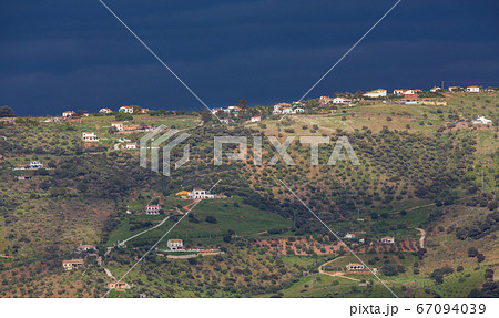 Storm over the hill 67094039