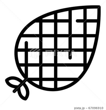 Small pine cone icon, outline style 67096910