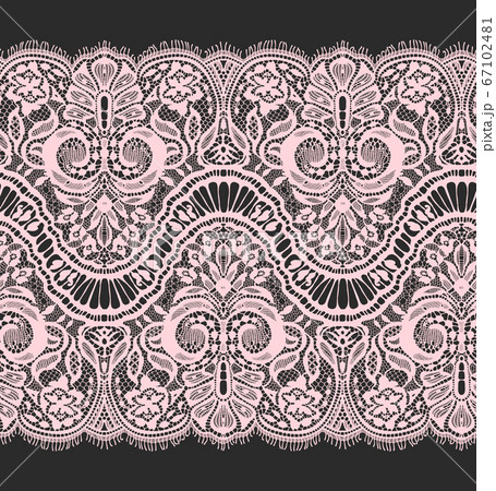 Vector Lace Seamless Pattern 67102481