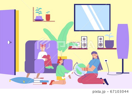Babysitter Flat Composition  67103044