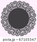 Vector Lace Circle Frame 67103347