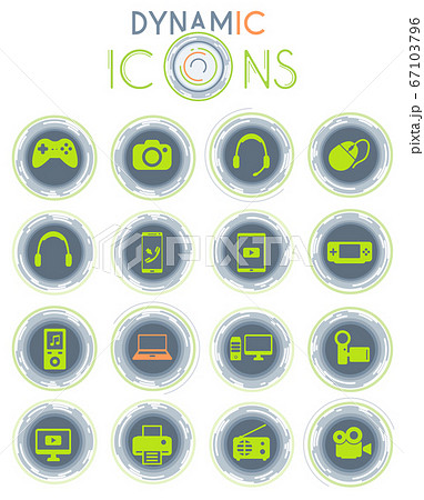 Gadgets dynamic icons Gadgets dynamic icons 67103796