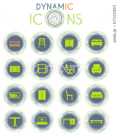 Furniture dynamic icons 67103801
