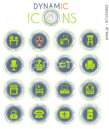 furniture dynamic icons 67103802