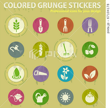 gardening icon set gardening icon set 67104178