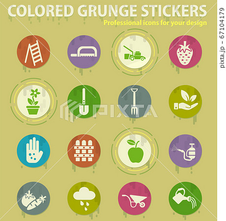gardening icon set gardening icon set 67104179
