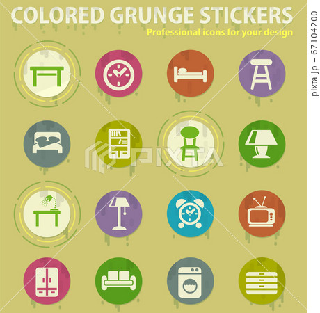 furniture icon set 67104200