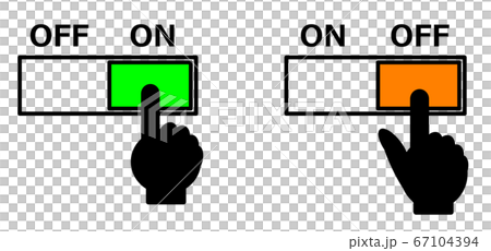 Operate the switch with your fingertips 67104394