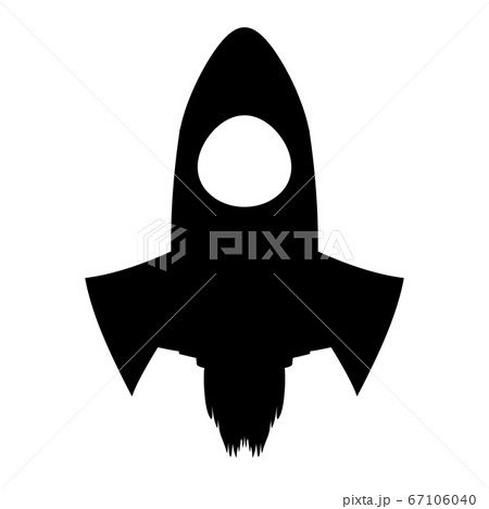 Starting rocket symbol icon. 67106040