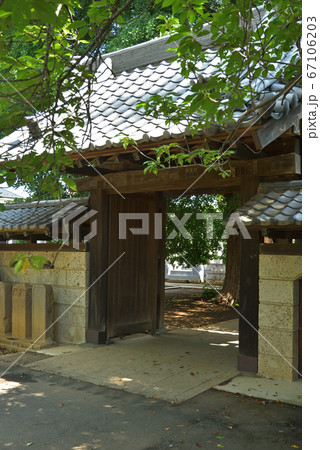 見沼田圃:正福寺 真言宗智山派 山門 見沼田圃:正福寺 真言宗智山派 山門 67106203